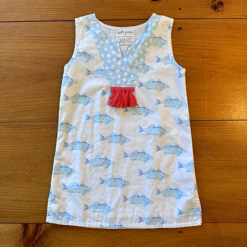 Petite Peony x Sara Fitz Dress - 5Y